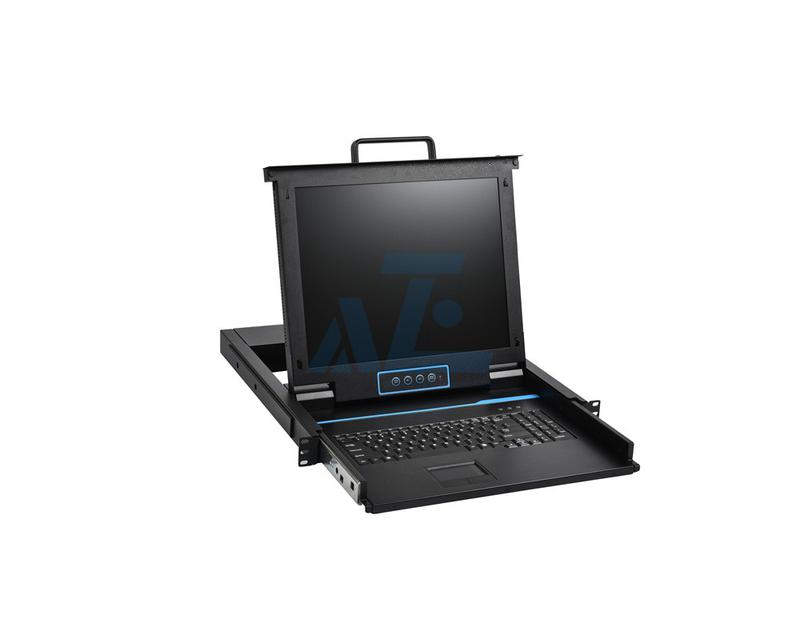 1U 19inch Rack KVM LCD Console | 19